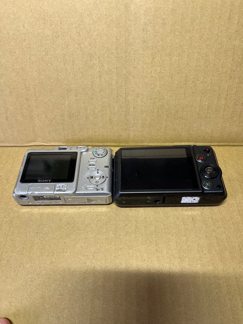 デジカメ ジャンク 5台 CASIO OLYMPUS SONY