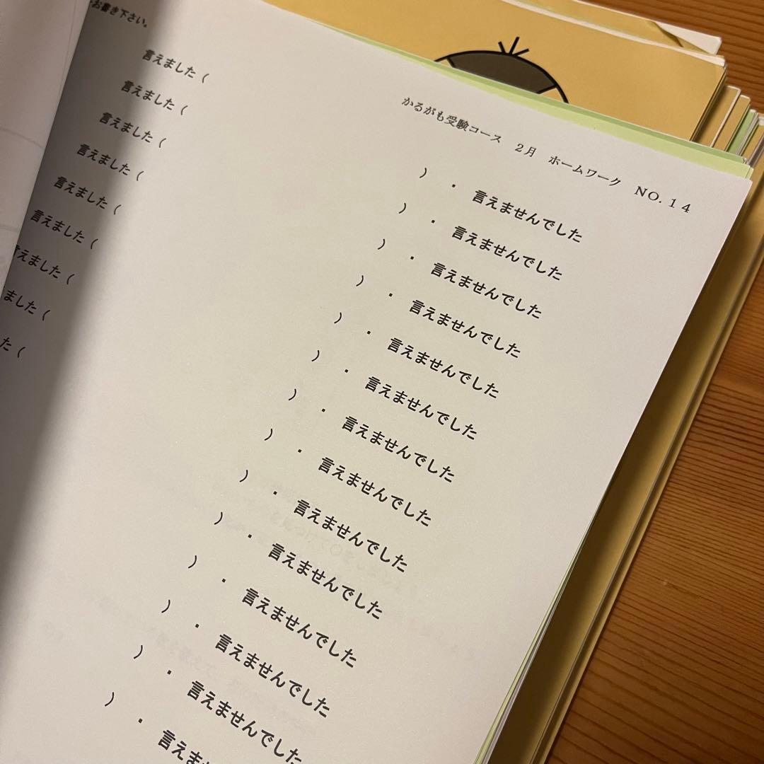 TAM小学校受験☆お受験コース年長8ヶ月分プリント　ペーパー対策に☆