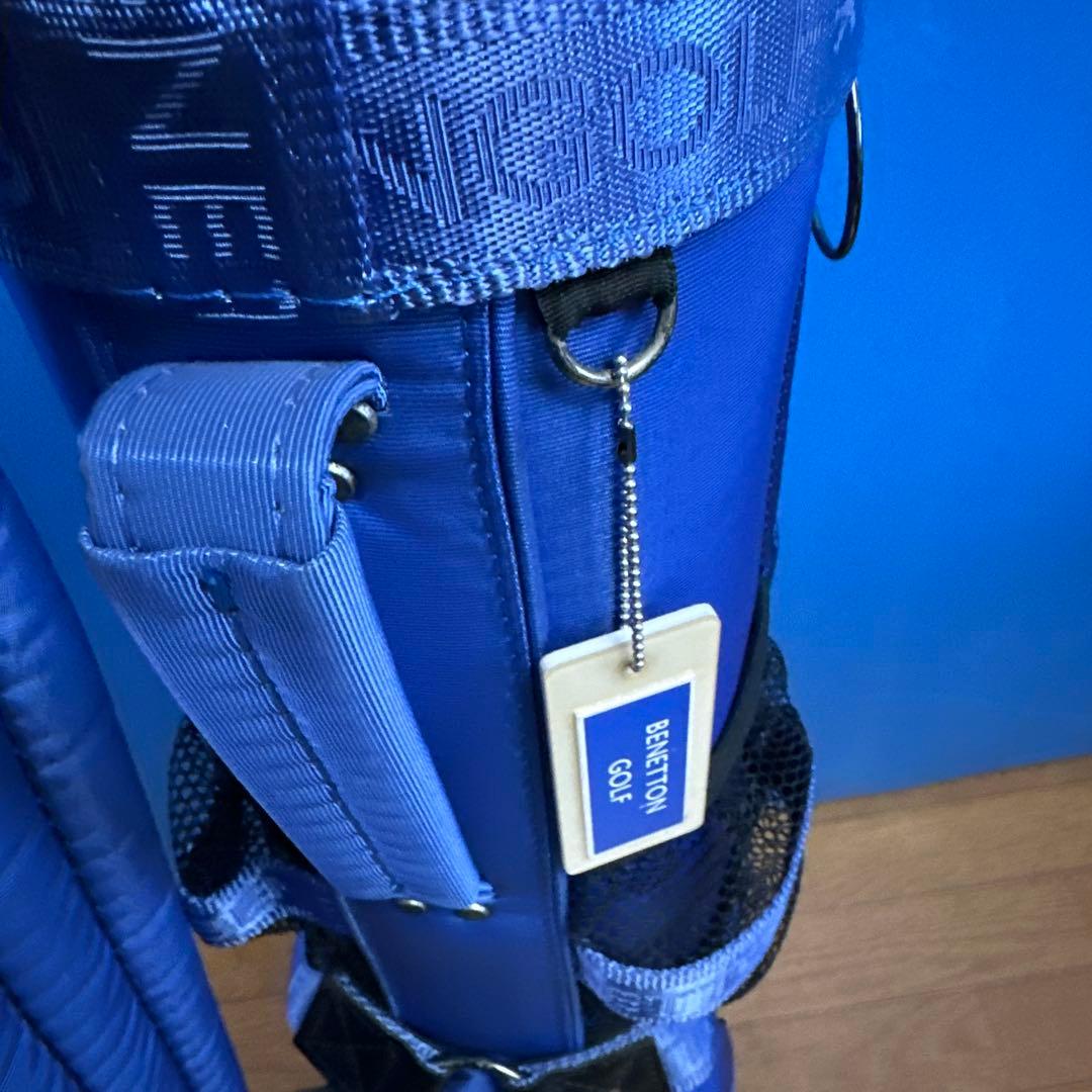BENETTON GOLF キャディバッグ 青