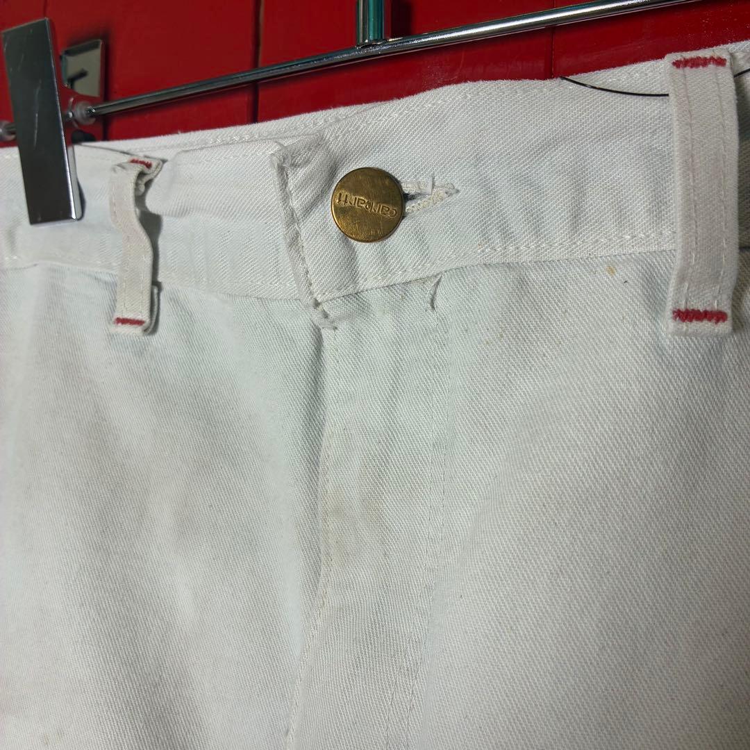90s USA製　Carhartt ダブルニーペインターパンツコットンツイル