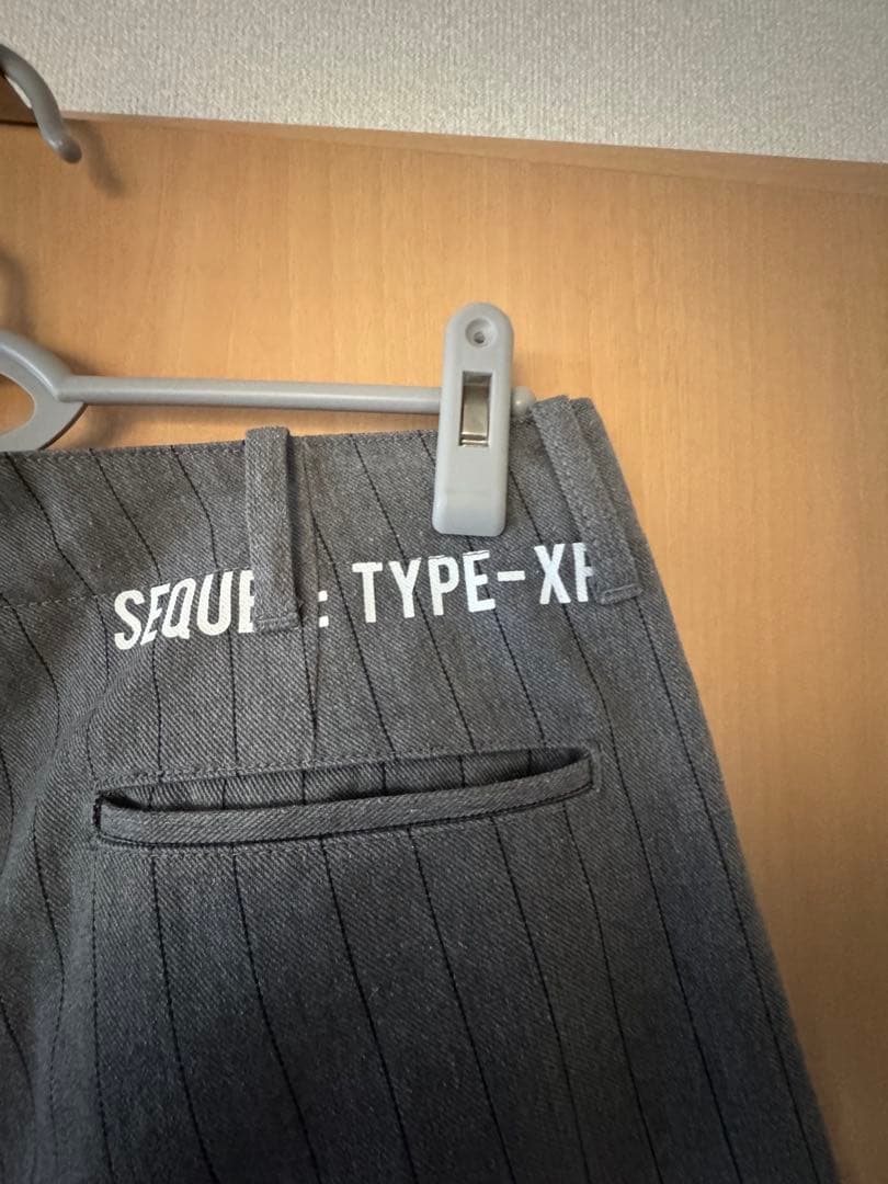 SEQUEL シークエル TYPE-XF ストライプワークパンツ　M