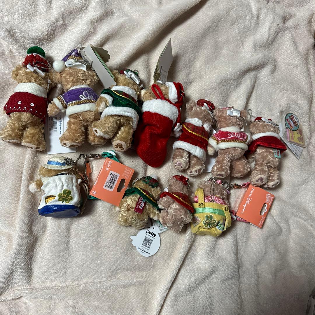 オープンマウス付き！ダッフィー 、シェリーメイぬいぐるみバッジ