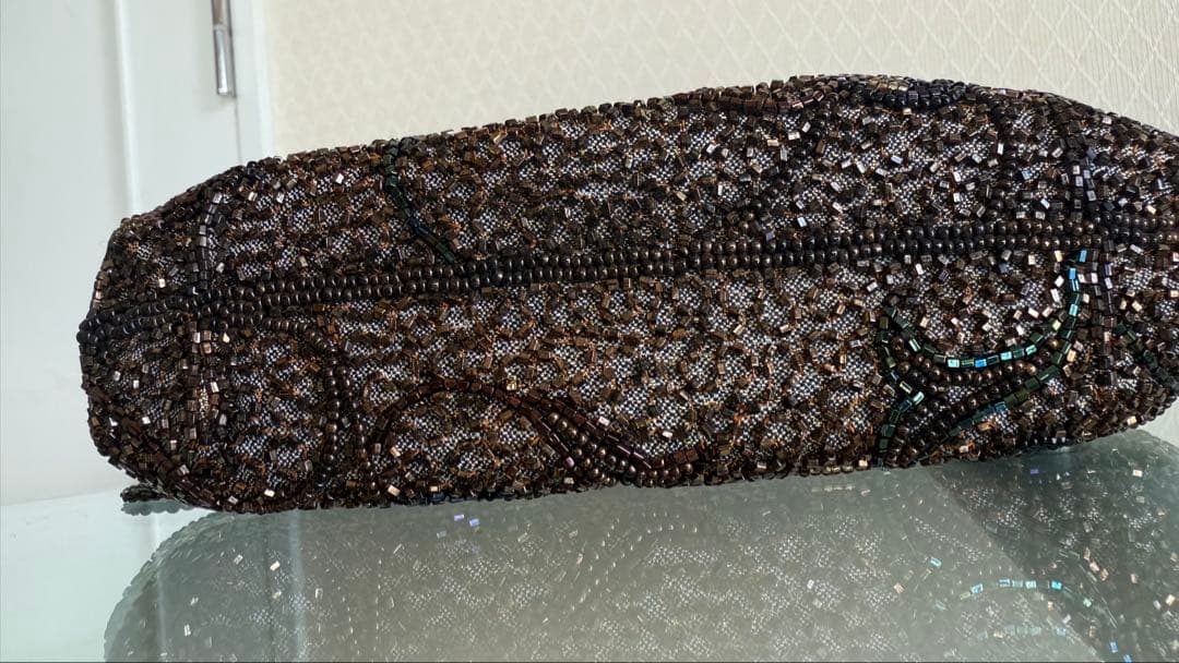 hashimoto ビーズ　ハンドバッグ　はしもと