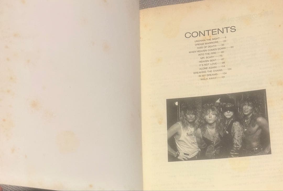 【レア】DOKKEN/Beast From The East バンドスコア