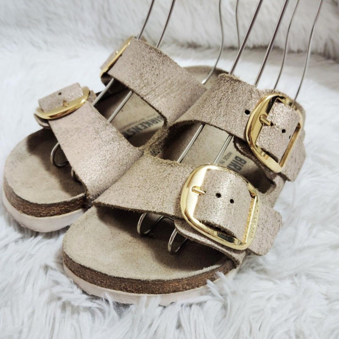 美品！ ビルケンシュトック アリゾナ ビッグバックル 金 35/22.5