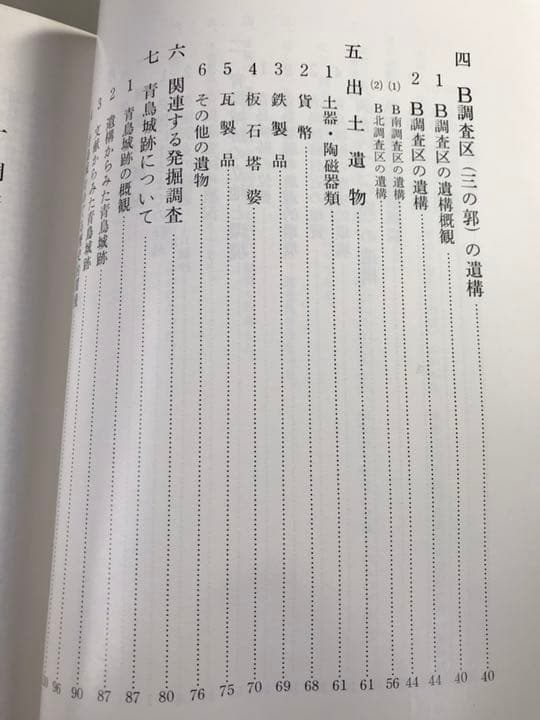 青鳥城跡　関越自動車道関係埋蔵文化財調査報告 Ⅳ