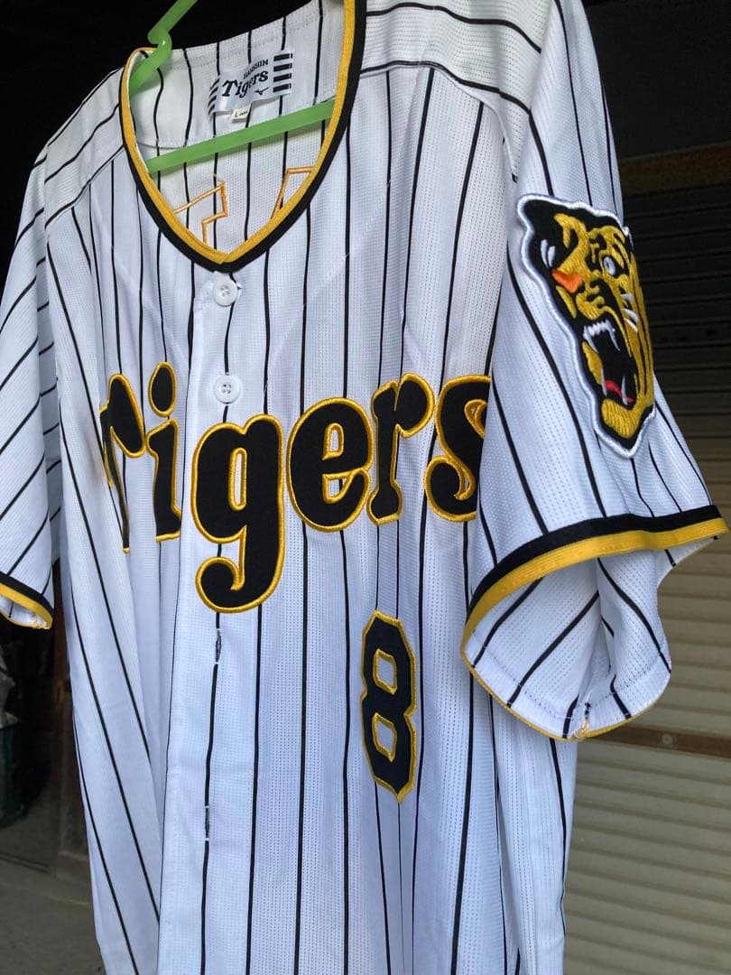 本塁打　打点王記念　美品　佐藤輝明　阪神　刺繍　ユニフォーム　Lサイズ