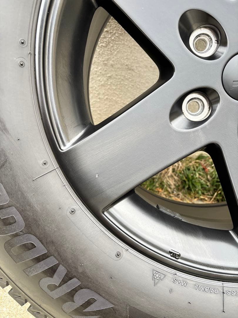 JL/JKラングラー 純正ホイール+スタッドレスタイヤ　4本セット