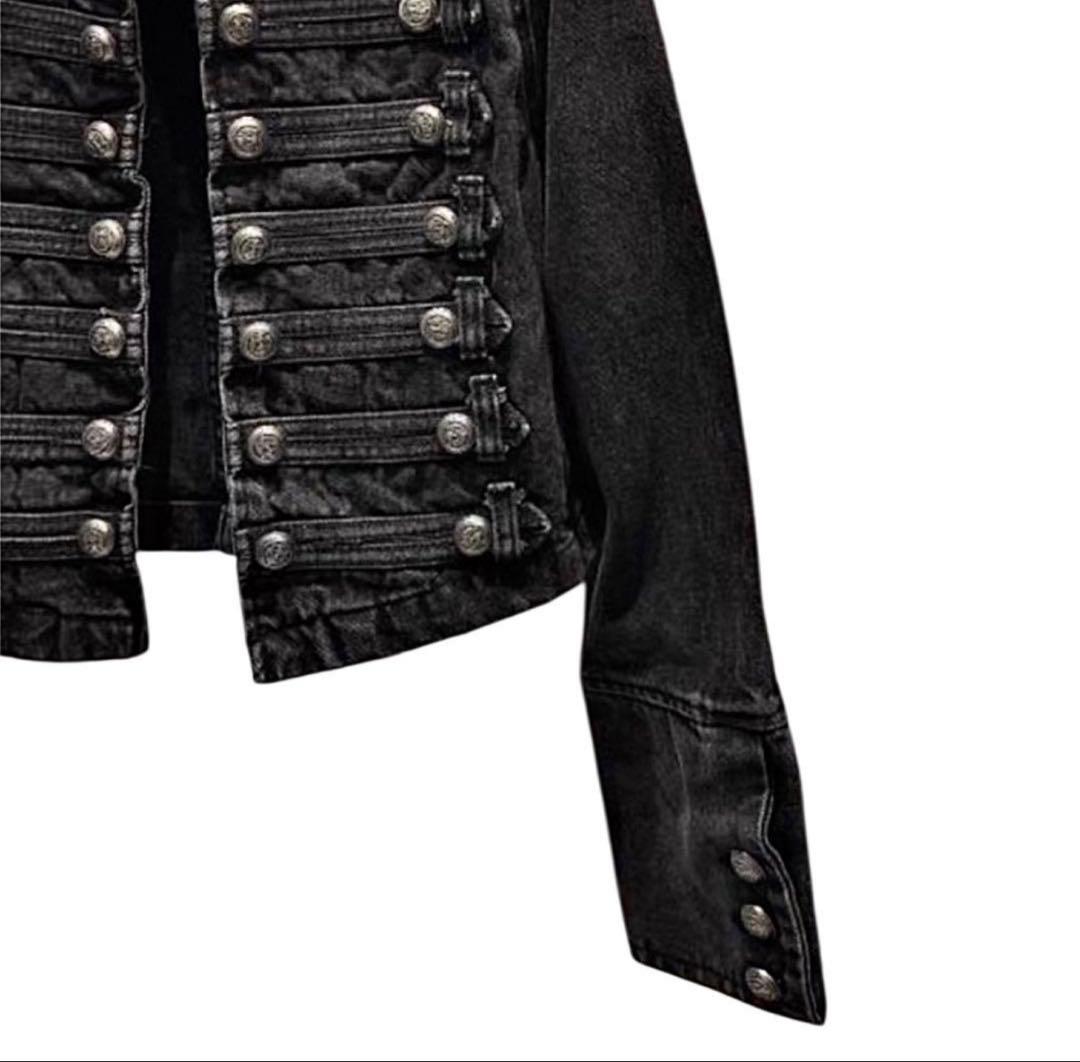 ジャケット・アウター Women's denim Napoleon Jacket opium y2k