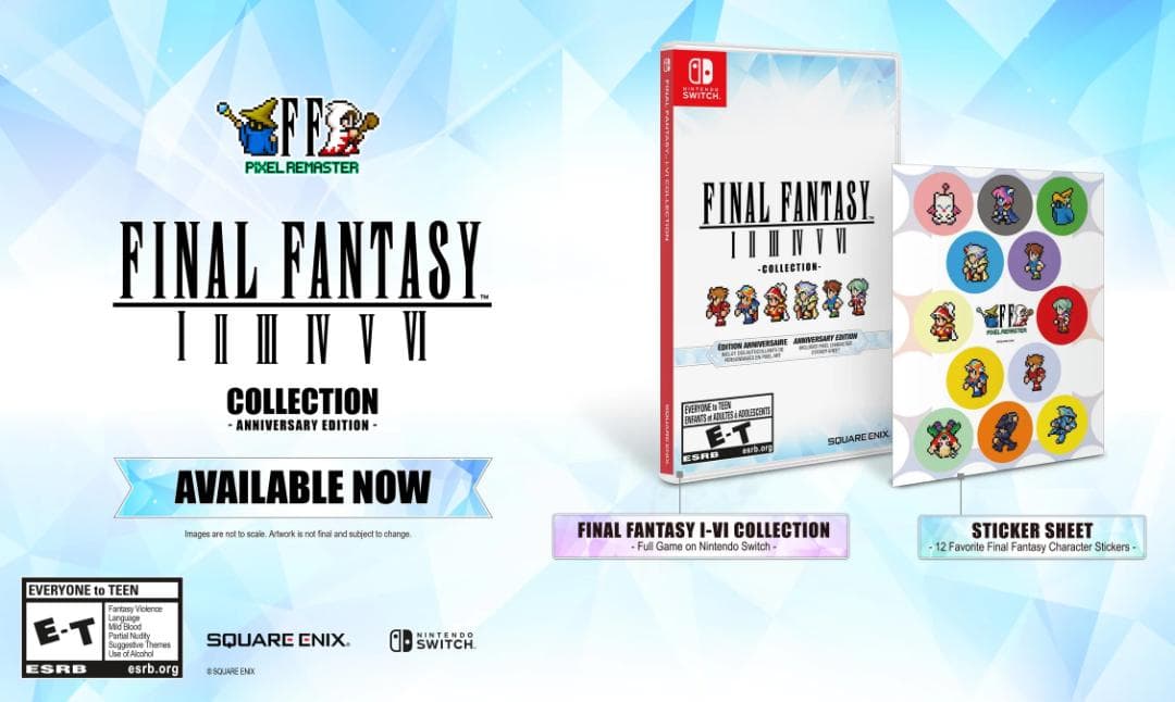 【新品／シール付】ファイナルファンタジー I-VI ピクセルリマスター AE