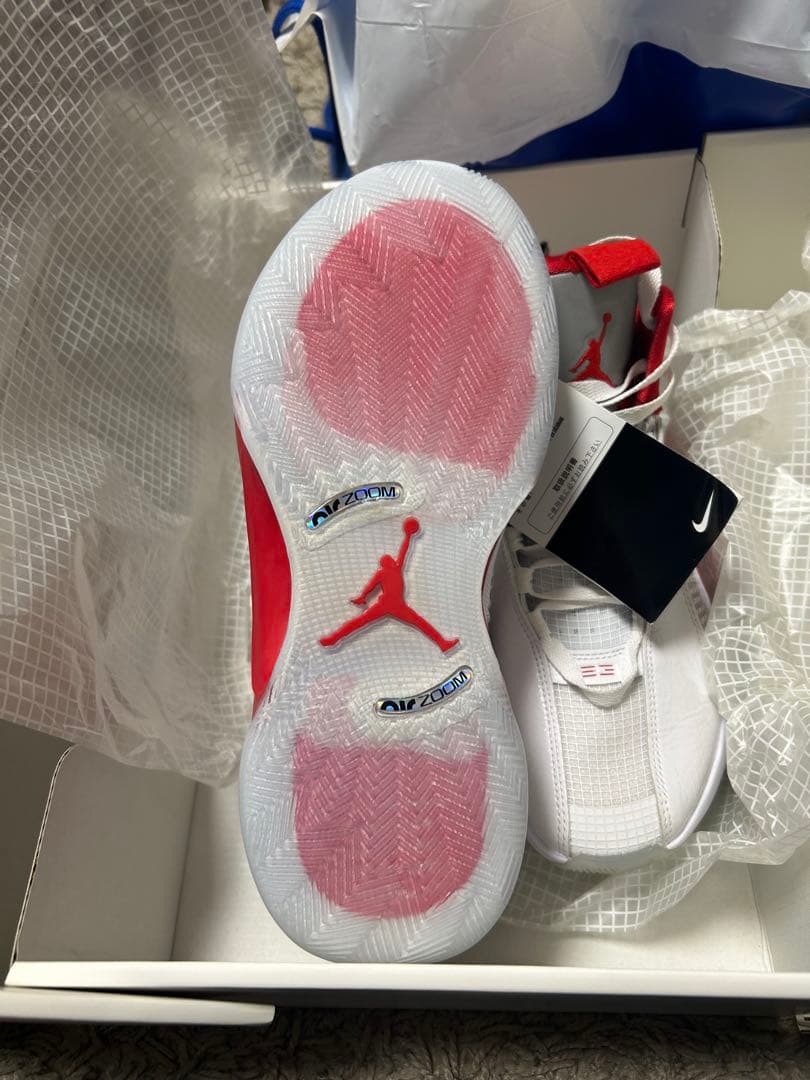 【新品】Nike Air Jordan XXXV GS ホワイト/レッド