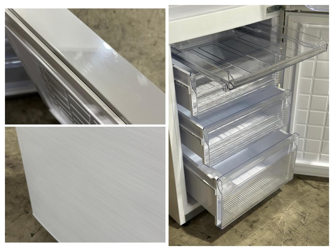 りー　シャープ 2ドア冷蔵庫 310L SJ-PD31K-W 白 24年製