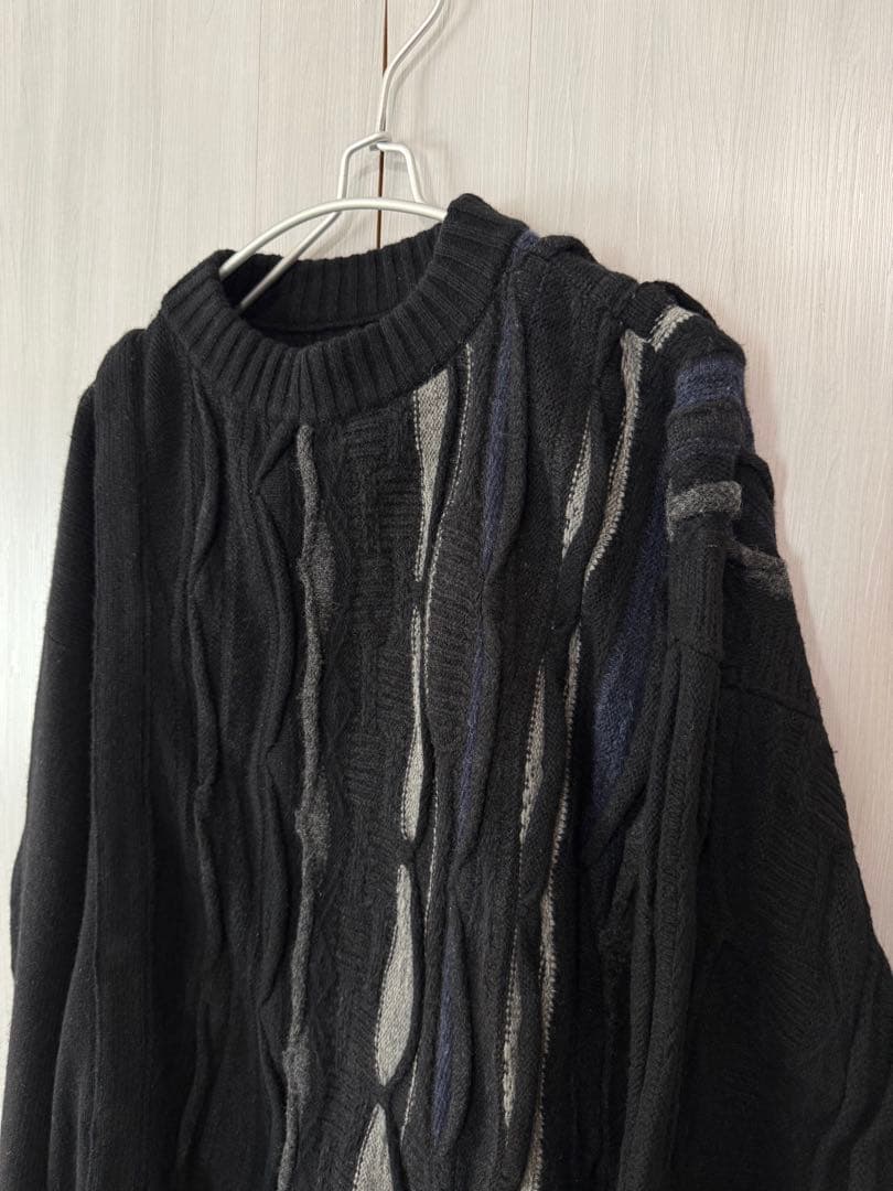 Tamme SLIT 3D KNIT ドッキング ニット 切り替え sacai