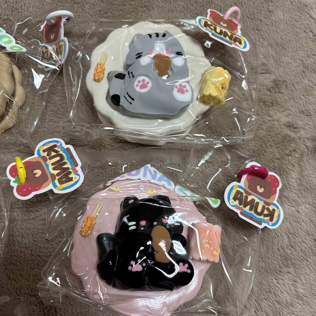 KUNAスクイーズ　ビスケットキャットシリーズ　ねこちゃんクッキー