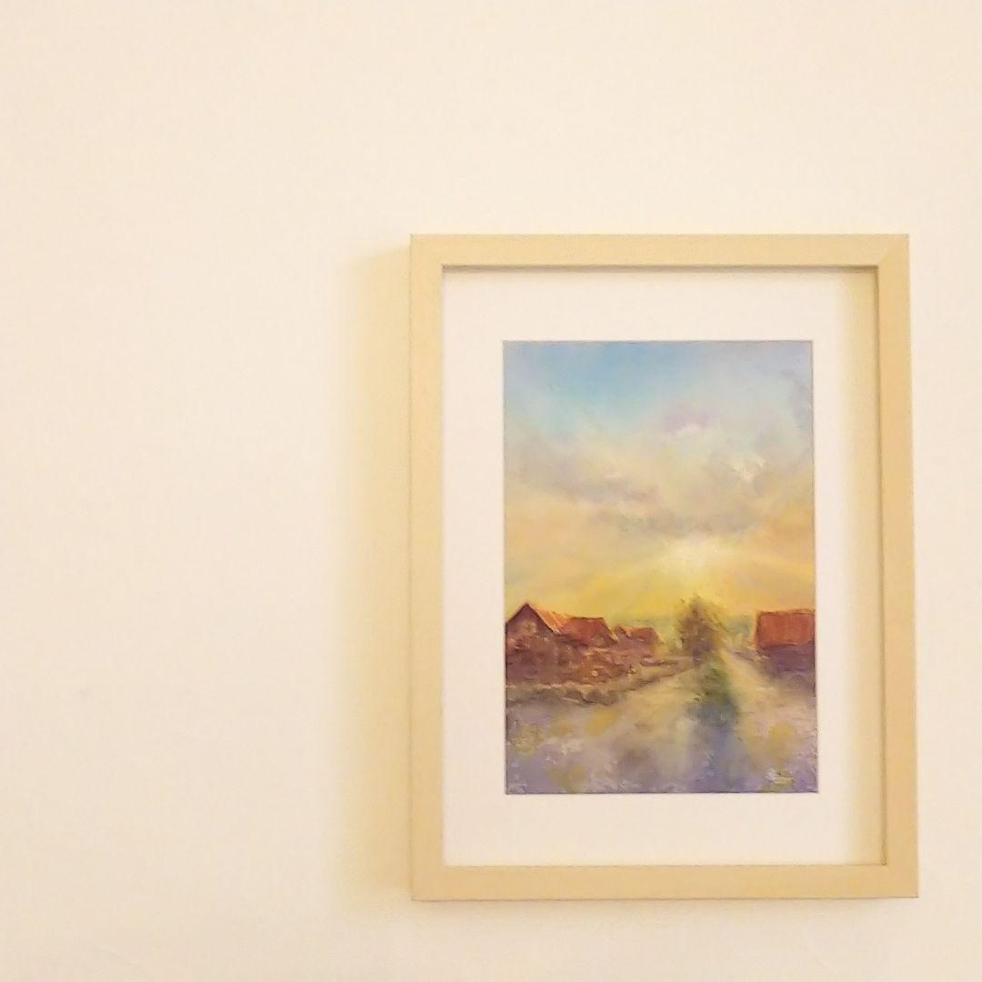 癒しの水彩画1139 morning light