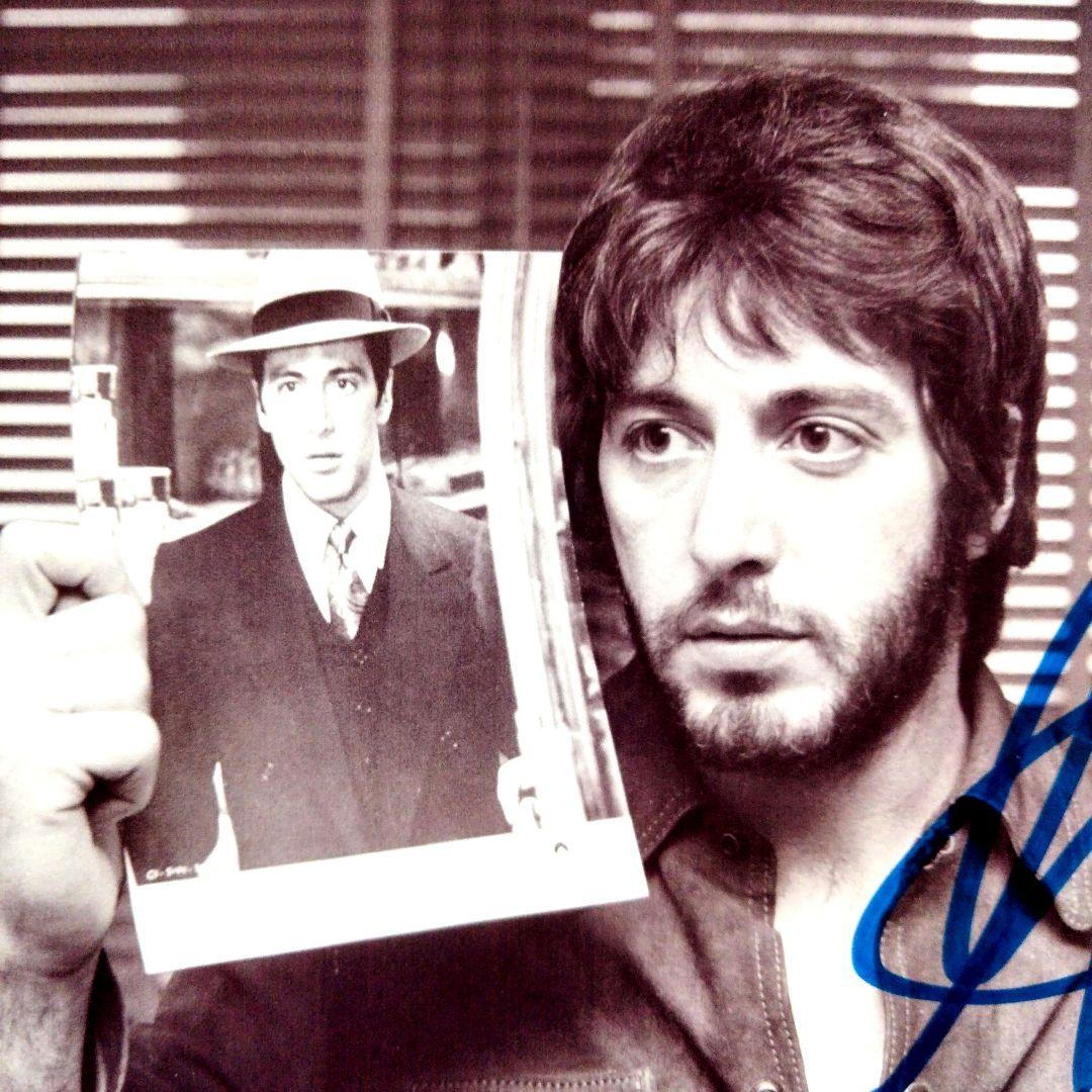 アル・パチーノ直筆サイン入り2Lサイズ写真…Al Pacino