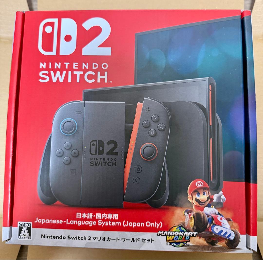 Nintendo Switch 2 マリオカートセット　未開封・新品•保証書付き