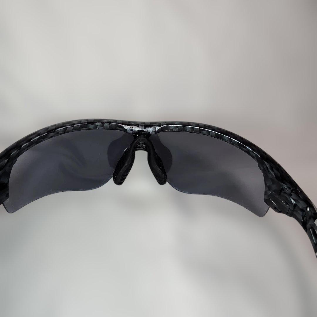 Oakley ランニングサングラス カーボン調