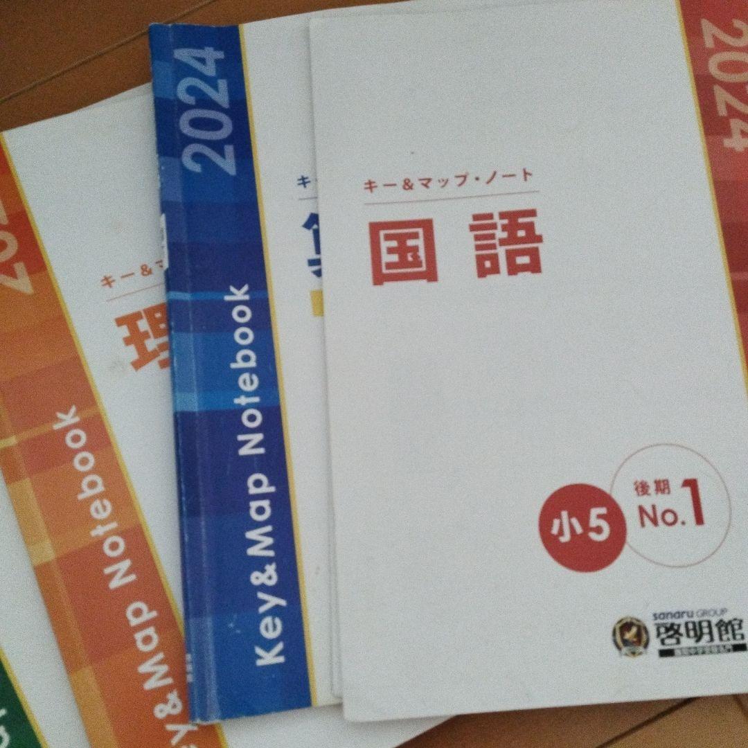 2024年度 小5後期 国語 キーアンドマップノート