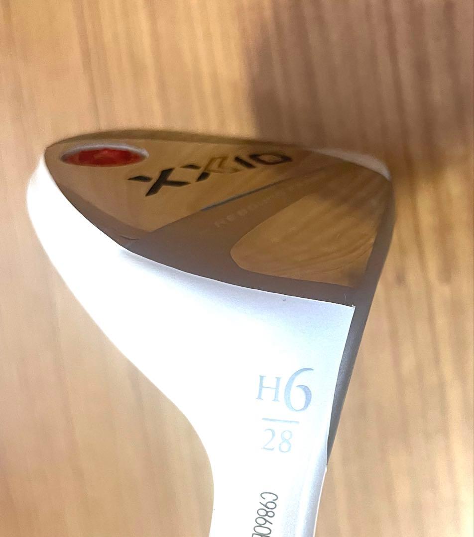 ゼクシオ 13 レディース ハイブリッド6番　2年保証つき　パールホワイト