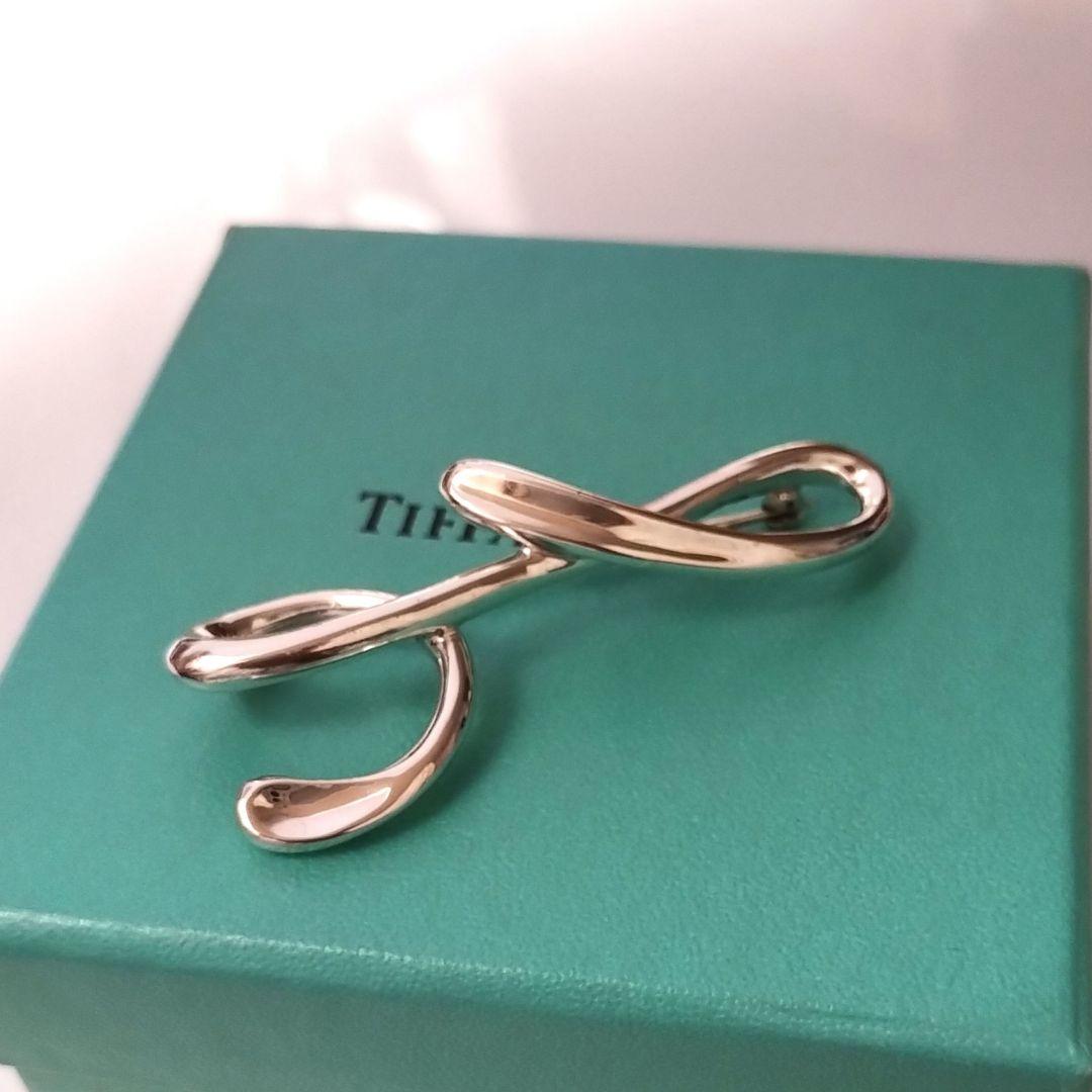 専用ですTIFFANY ティファニー イニシャル ブローチ シルバー ラージ