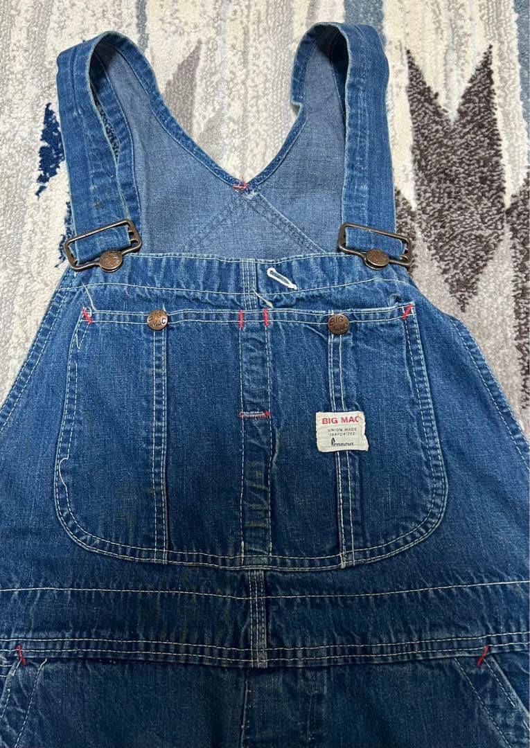 60s BIGMAC デニム オーバーオール ビンテージ ビッグマック