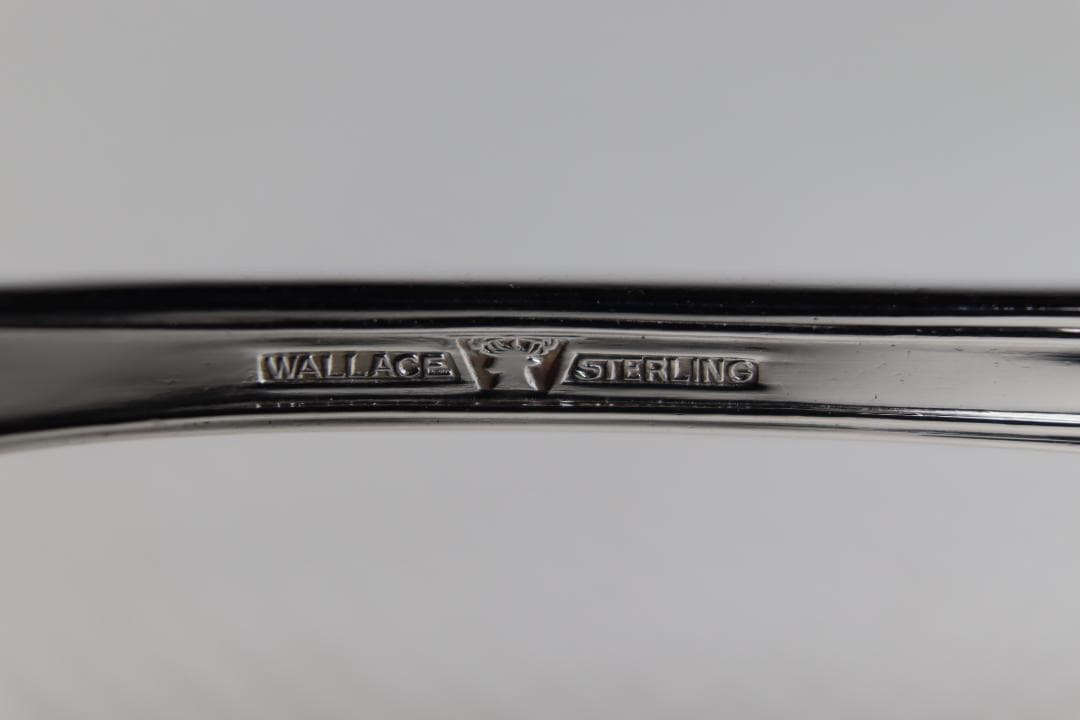 アメリカ■ウォレス■デザートフォーク２本組■非常に優雅なローズポイント・パターン