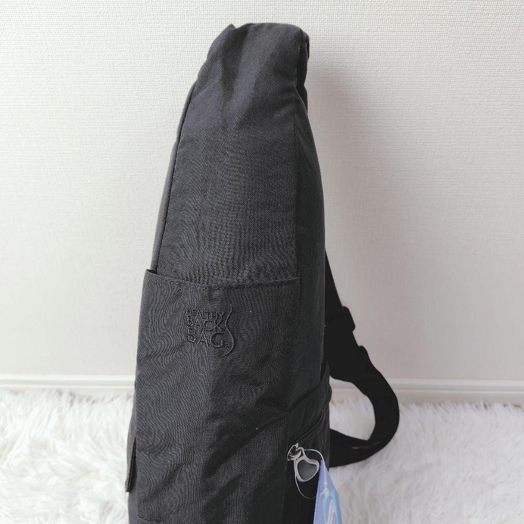 新品タグ付き✨ヘルシーバックバッグ　テクスチャードナイロン Sサイズ ブラック