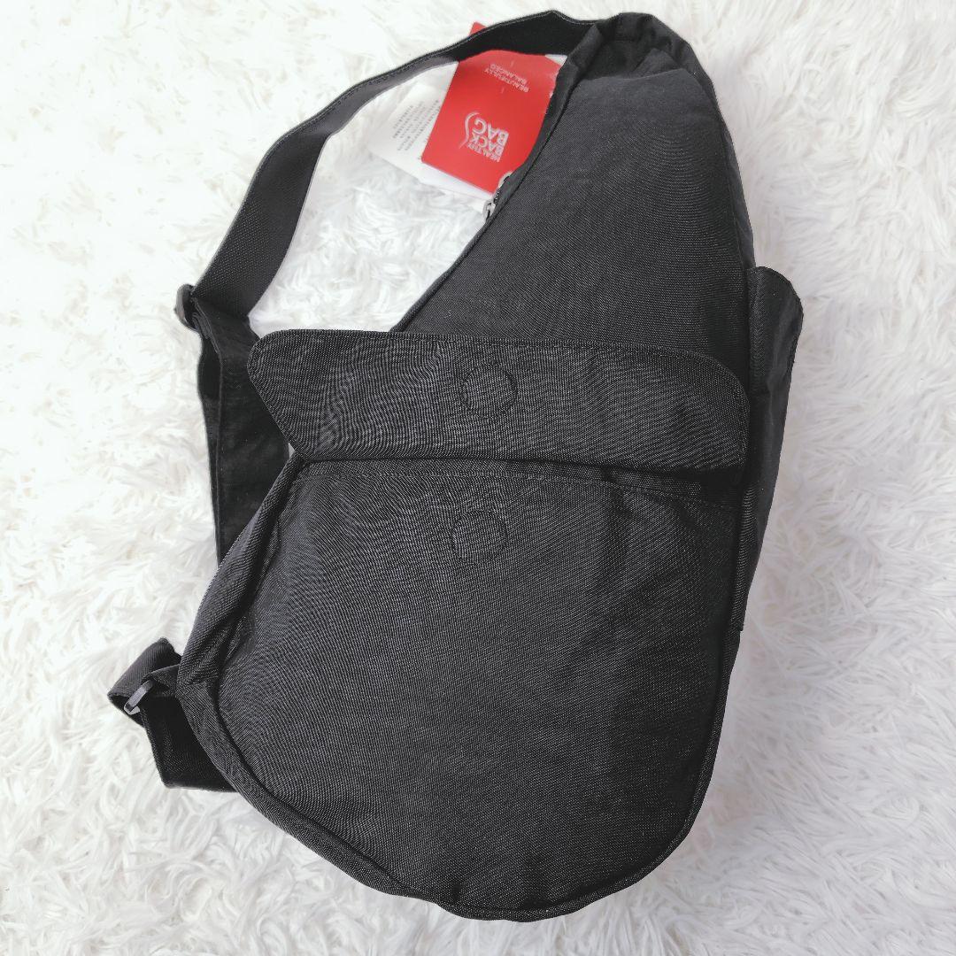 新品タグ付き✨ヘルシーバックバッグ　テクスチャードナイロン Sサイズ ブラック