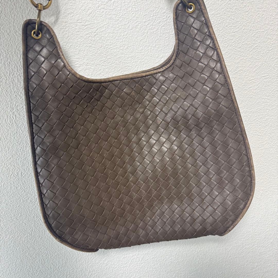 ボッデガヴェネタ ハンドバッグ ブラウン