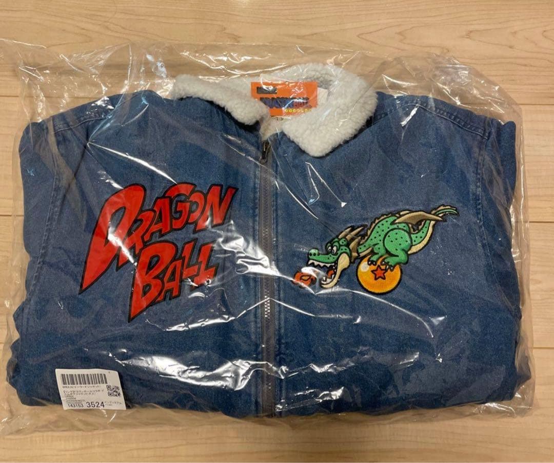 BREEZE ドラゴンボールコラボ デニムボアジャケット（大人サイズ）