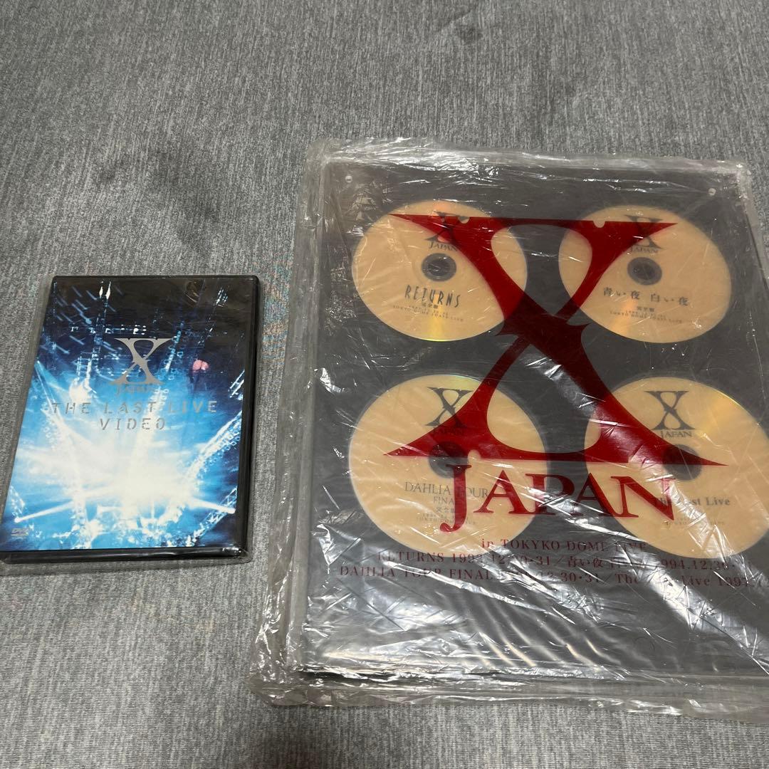 X JAPAN/THE LAST LIVE VIDEO＆非売品ディスプレイ