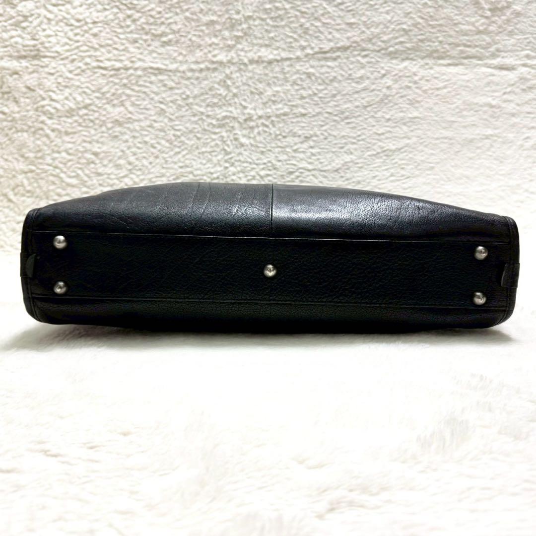 土屋鞄 アルマスバッファロー トートバッグ ビジネスバッグ メモ帳付 ブラック