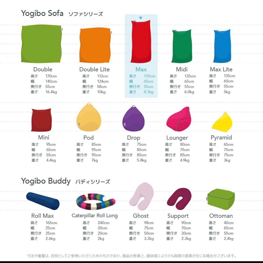 送料込み　Yogibo Max ヨギボーマックス　ネイビー