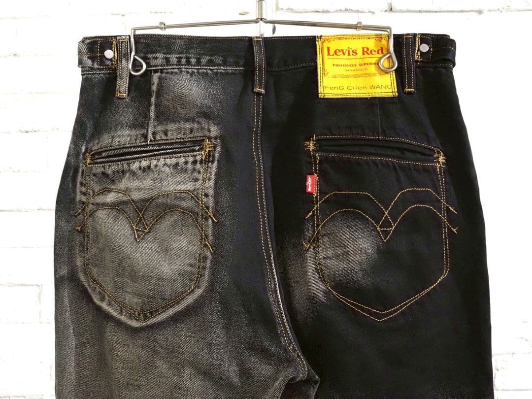 Feng Chen Wang リーバイスレッド ジーンズ W32 L30 美品