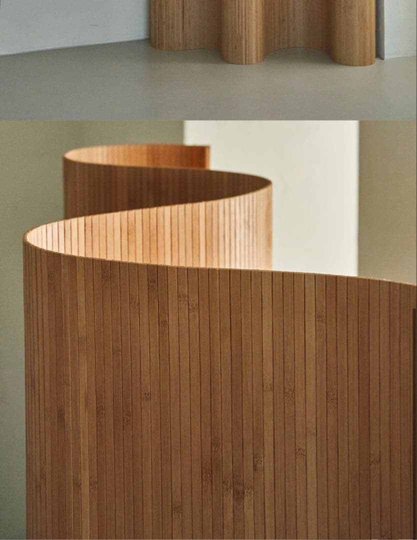 Artek風ウッドパーテーション 180×250cm aalto