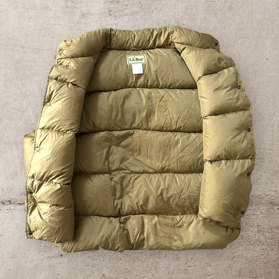 vintage80s L.L.Beanエルエルビーングースダウンベスト古着2XL
