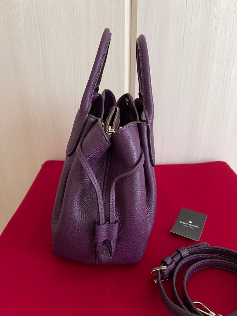 ケイトスペード ダンプリング スモール サッチェルパープル系新品未使用