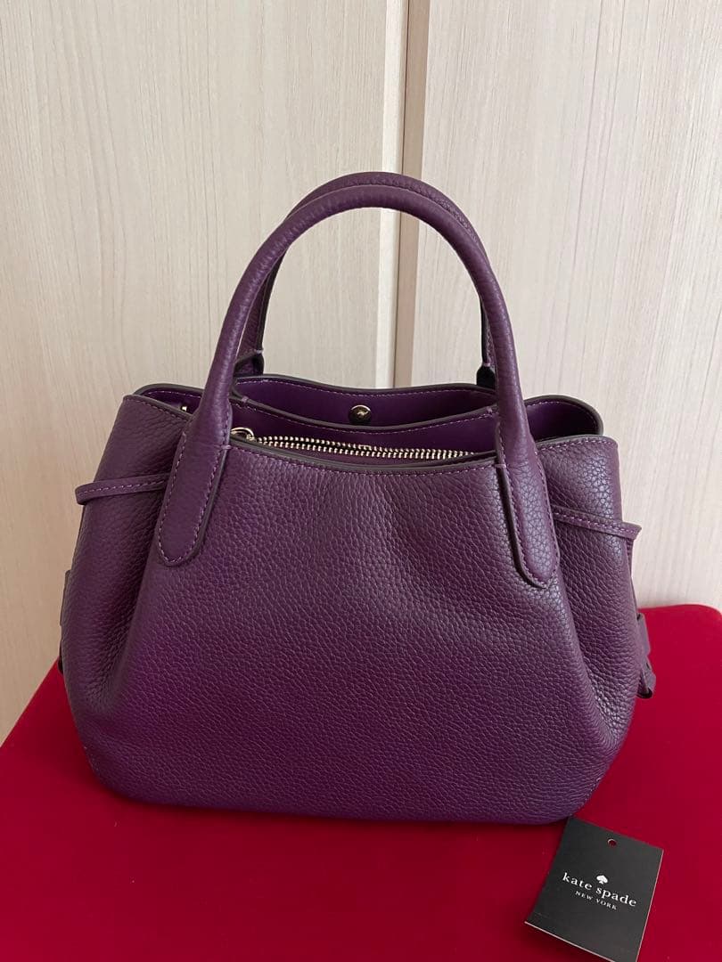 ケイトスペード ダンプリング スモール サッチェルパープル系新品未使用