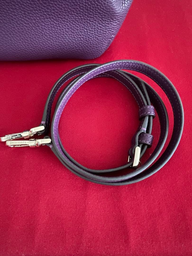 ケイトスペード ダンプリング スモール サッチェルパープル系新品未使用