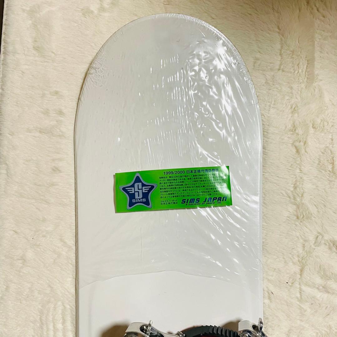 【新品】SIMSスノーボード146cmビンディングS/Mリーシュコード バッグ