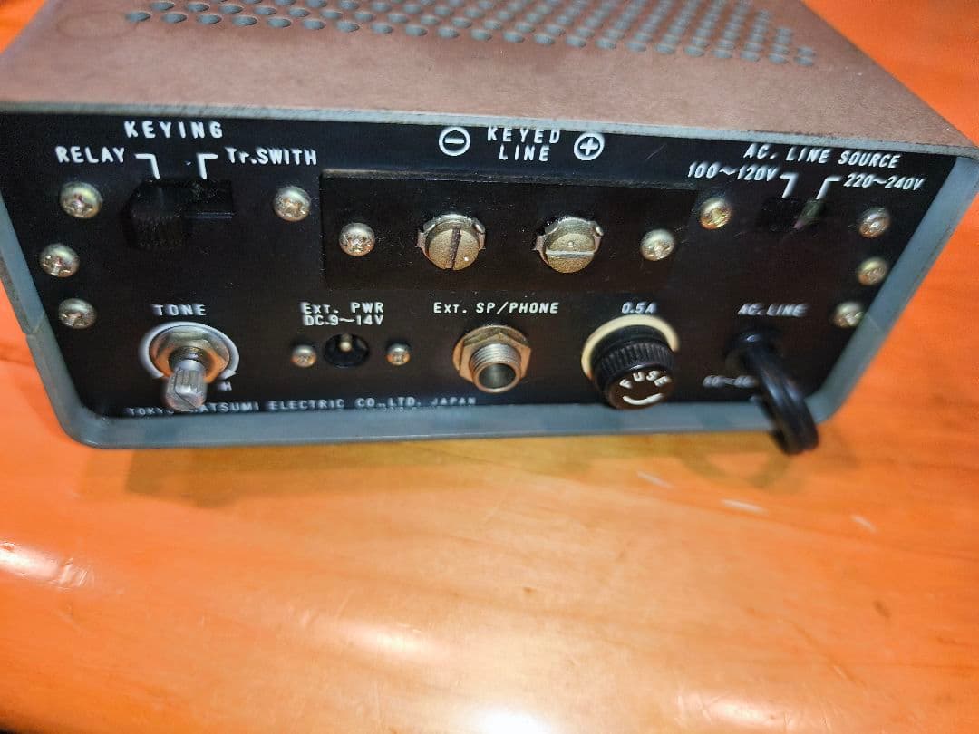 メッセージ、キーヤーMKー１０２４ CWモニターEKMー２A