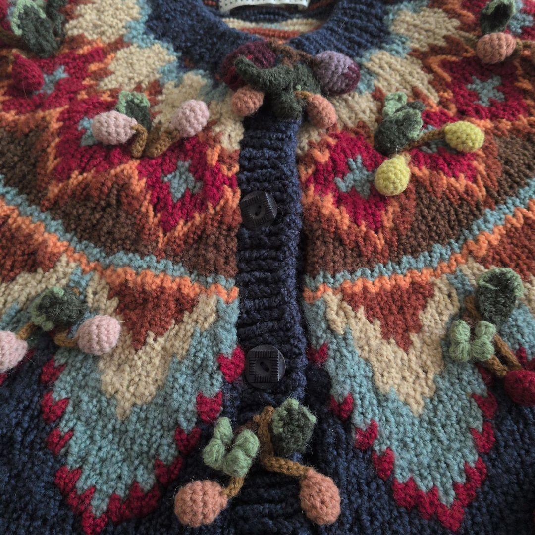 イ*ン様 KANEKO ISAO カネコイサオ モチーフ付カーディガン