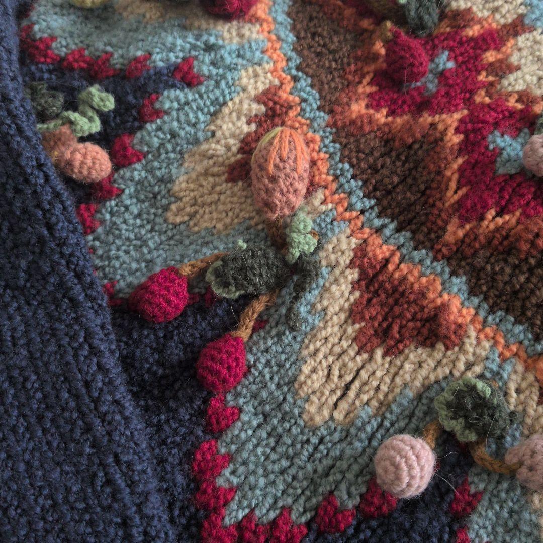 イ*ン様 KANEKO ISAO カネコイサオ モチーフ付カーディガン