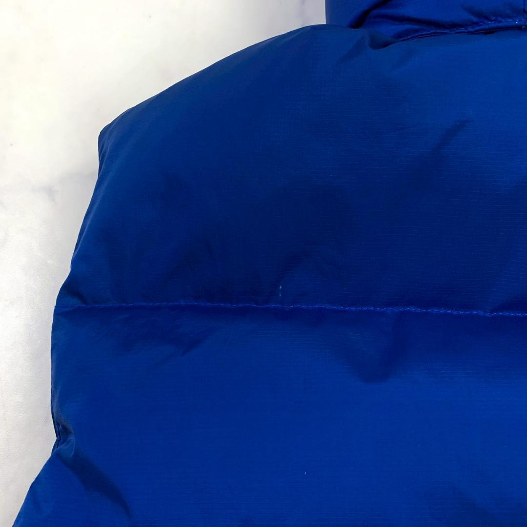 ポロラルフローレン ダウンベスト ビッグポニー 星条旗ワッペン 青 S　E040