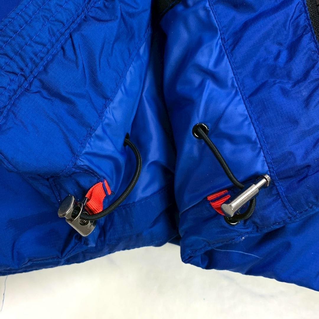 ポロラルフローレン ダウンベスト ビッグポニー 星条旗ワッペン 青 S　E040