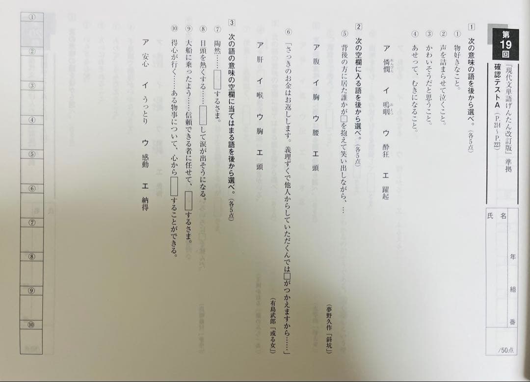 いいずな書店 げんたん 確認・応用テスト冊子&テストクリエイター2025 国語