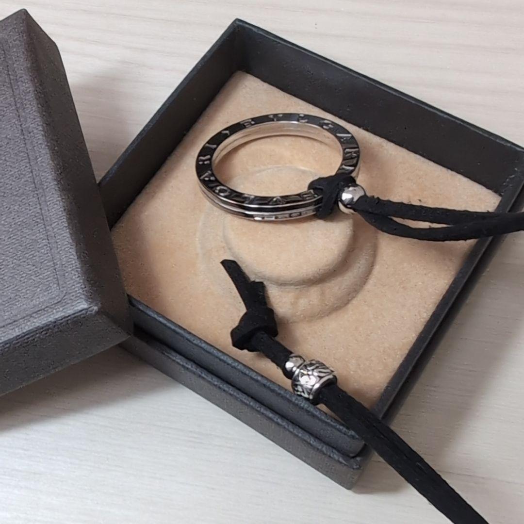 美品 BVLGARI ブルガリ シルバーキーリングチョーカー ボックスケース付