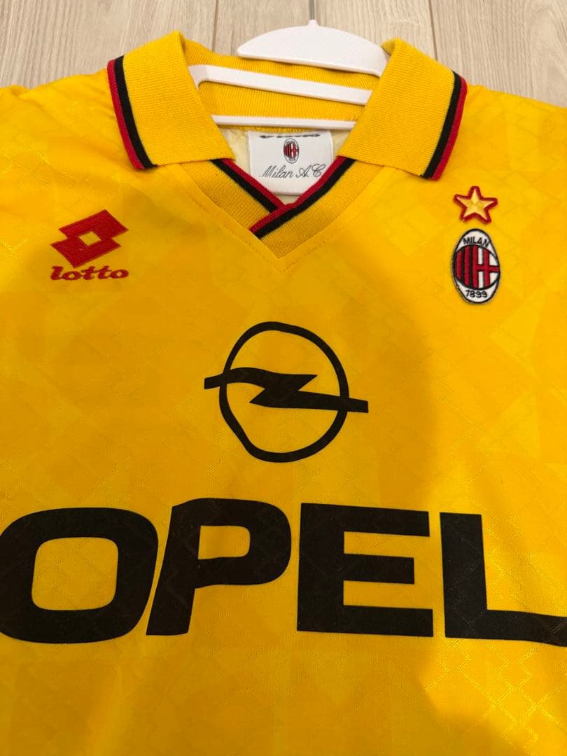 レア！95-96ミラン 3rd ロカテッリ選手 ユニフォーム　支給品　実使用