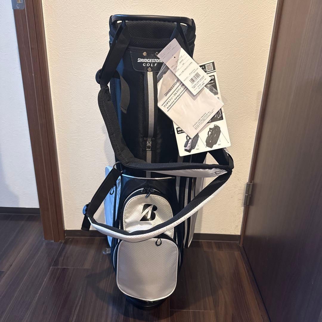 BRIDGESTONE GOLF キャディバッグ 白・黒